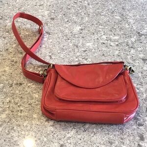 Latico Vibrant Red Crossbody Bag